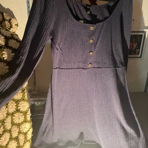 Wild fable blue long sleeved dress XL